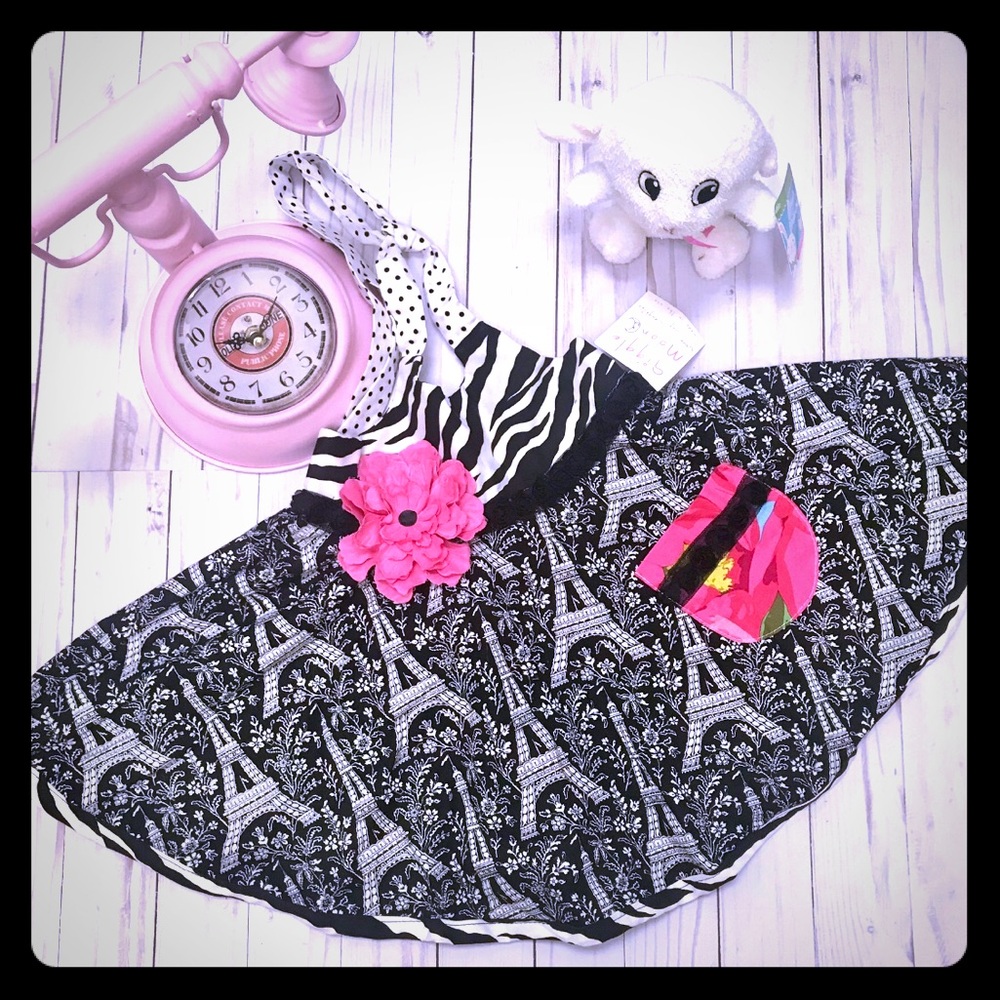 3/$25 Giggle Moon Halter Dress, 24 Months - Picture 3 of 7